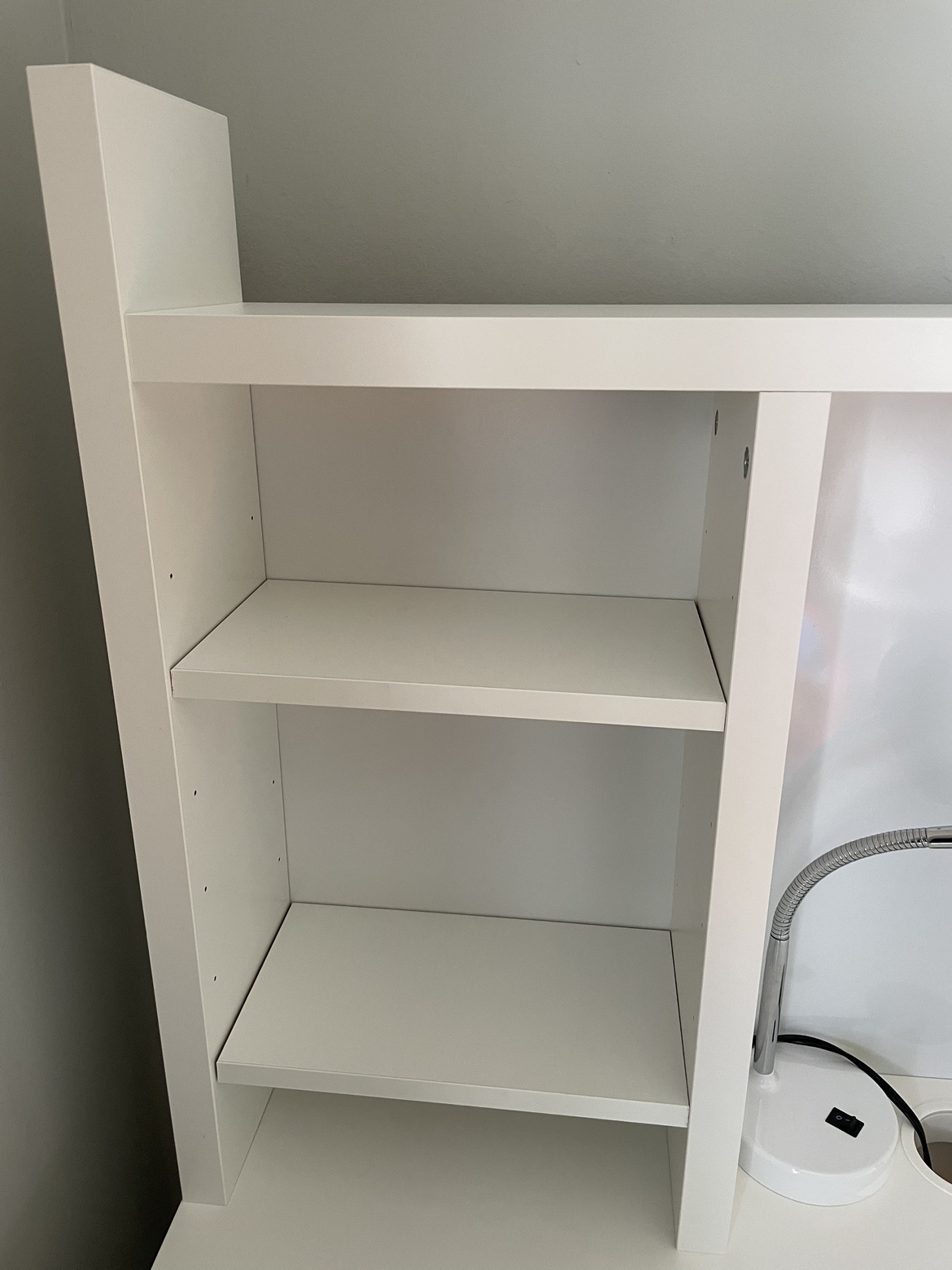 Moving Sale / White MICKE IKEA desk with chair image indicator(2)