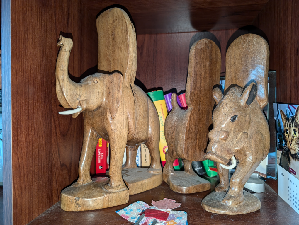 South African hand carved book end sculptures image indicator(6)