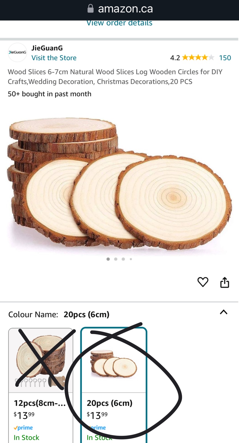 ‼️$15 VALUE‼️🆕 20 NATURAL PINE DISCS image indicator(2)