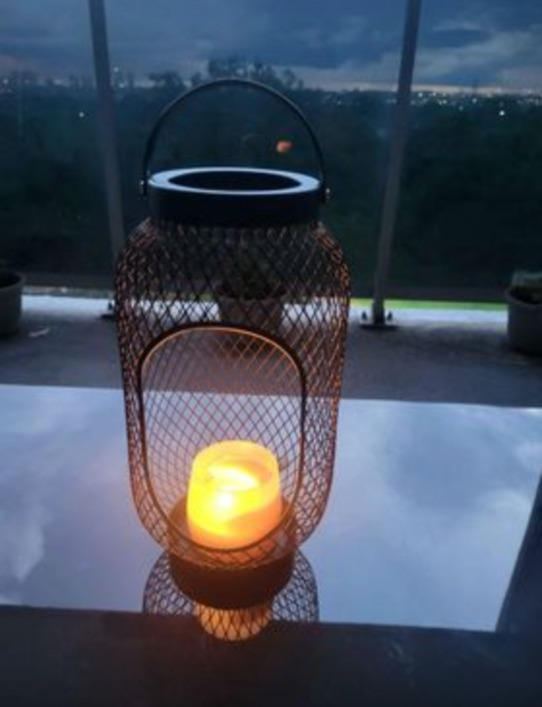 *NEW* LANTERN FOR CANDLE PATIO DECOR / INDOOR image indicator(2)