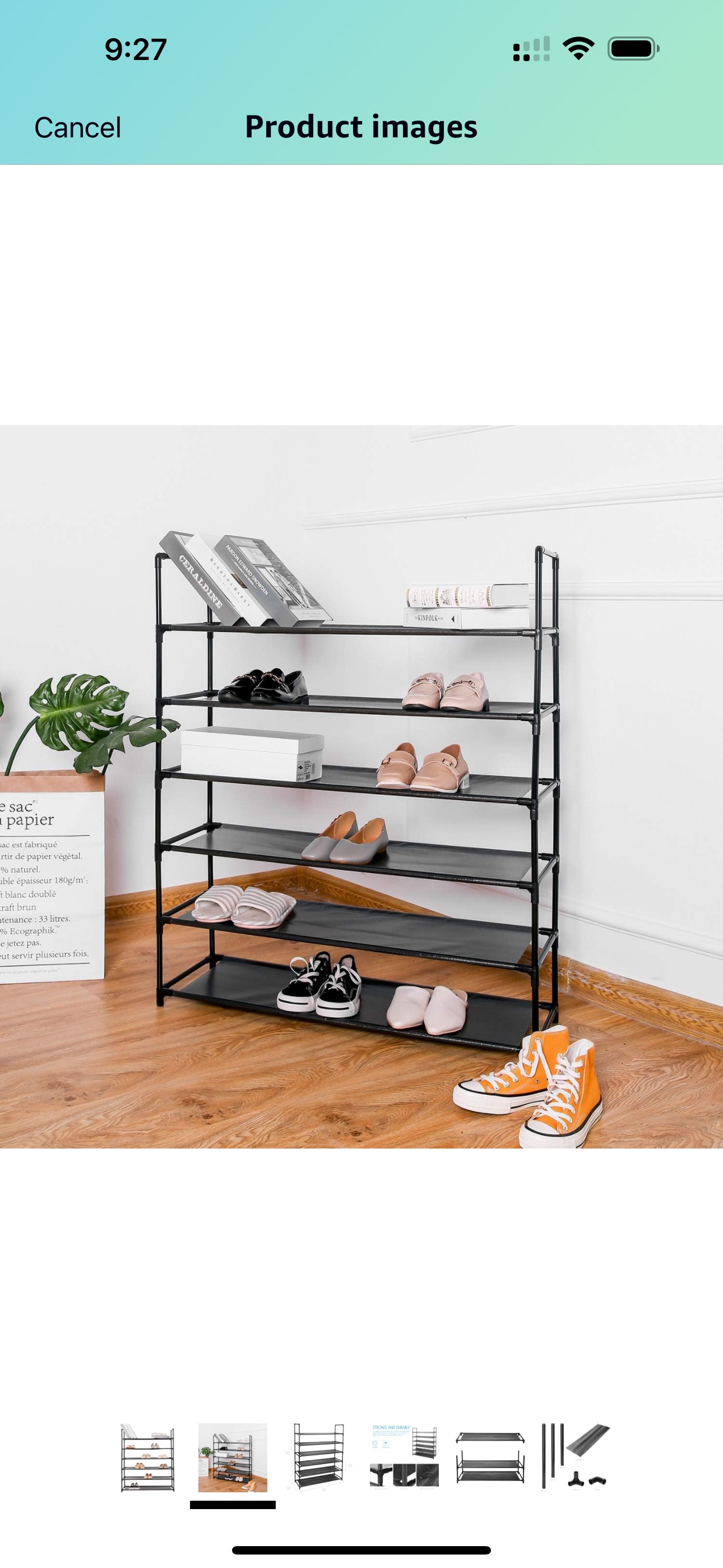 Portable Shoe Rack, 30-Pair Shoes