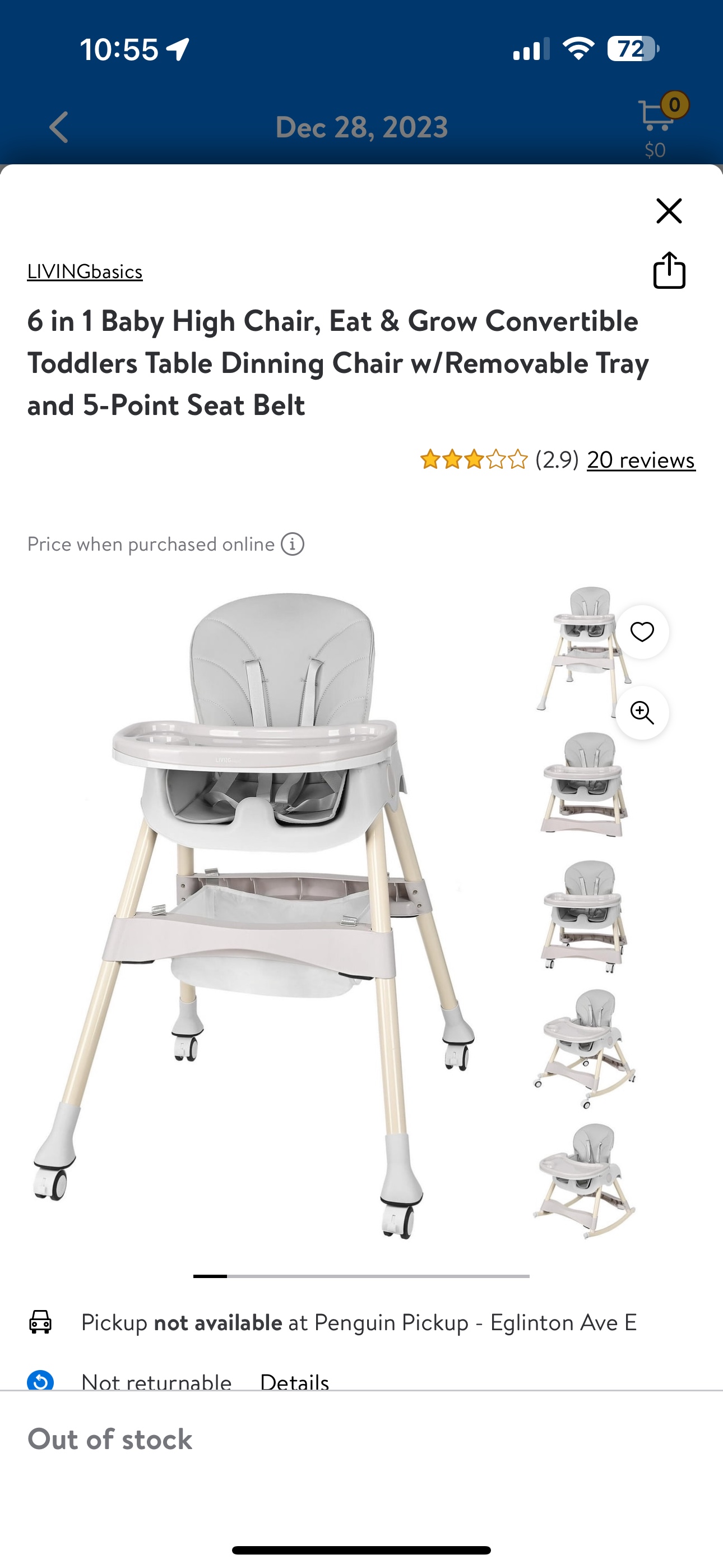 Baby High Chair - photo 5