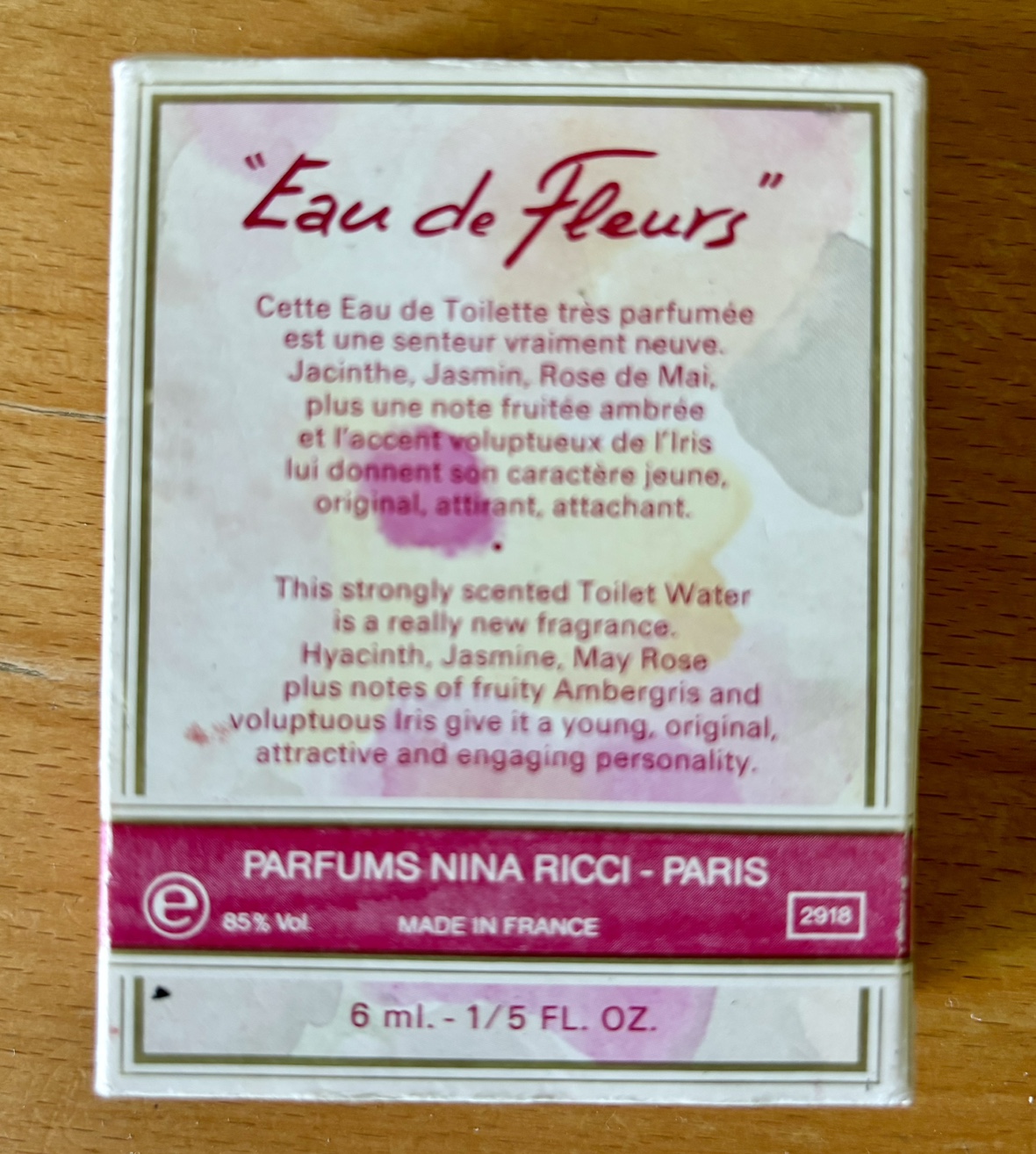Vintage Nina Ricci Perfume +bonus pc 👀Description image indicator(3)