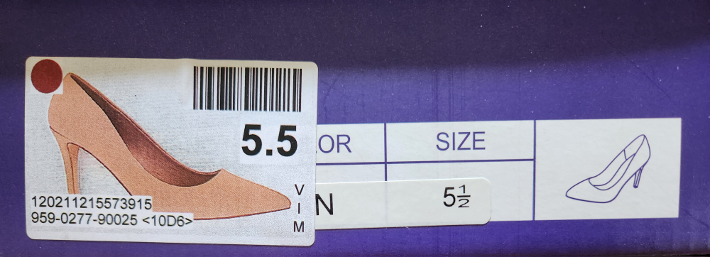 new shoe size 5.5 🥕