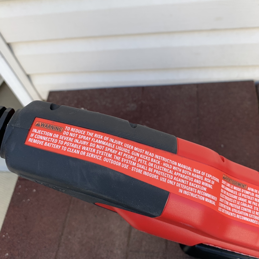 CRAFTSMAN Cordless Pressure Washer Spray Gun,350 Max PSI image indicator(6)