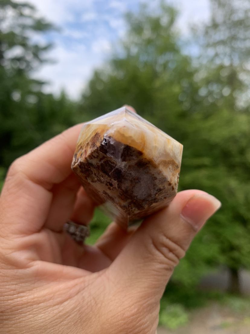 Violet agate tower | crystal image indicator(9)