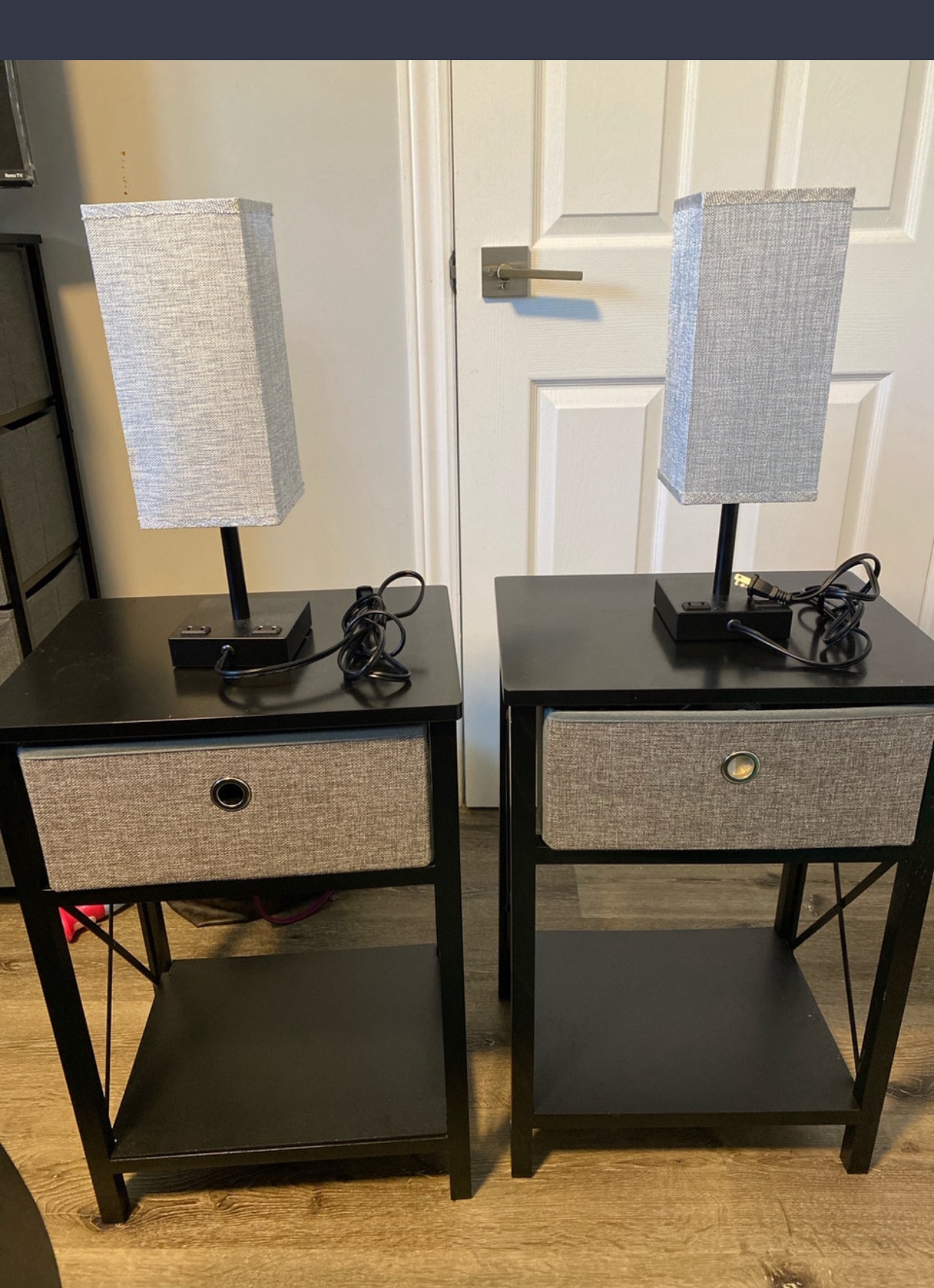 Bedroom Tables with lamps
