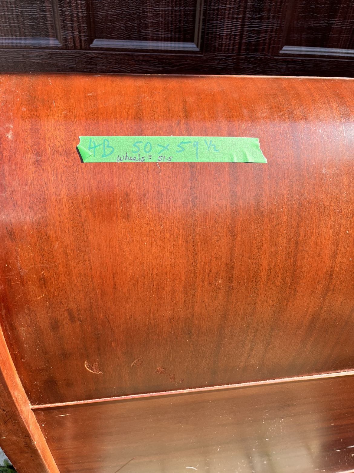 Antique Full Size Sleigh Bed image indicator(5)