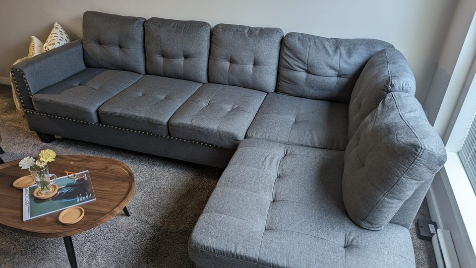 Grey Sectional Sofa - Louden 2 - photo 2