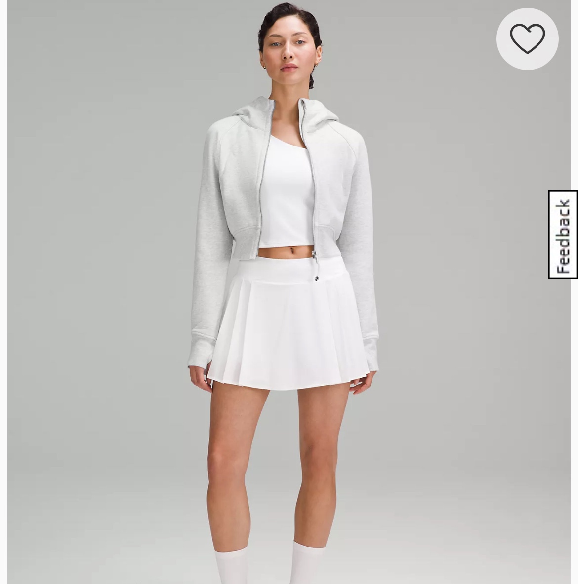 Lululemon cropped scuba hoodie
