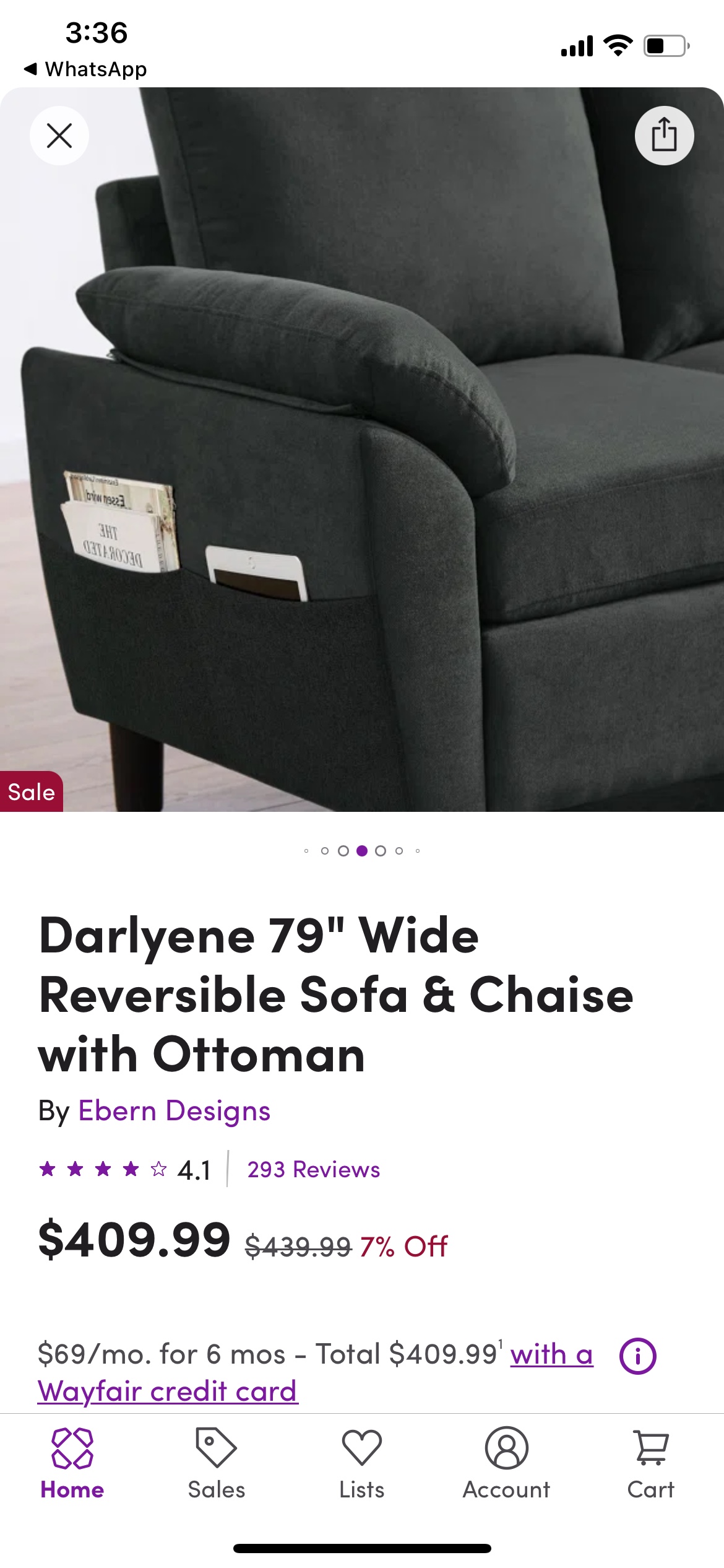 Wayfair Couch for sale - photo 4