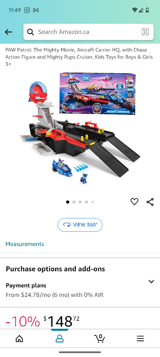 PAW Patrol: The Mighty Movie, Aircraft Carrier HQ