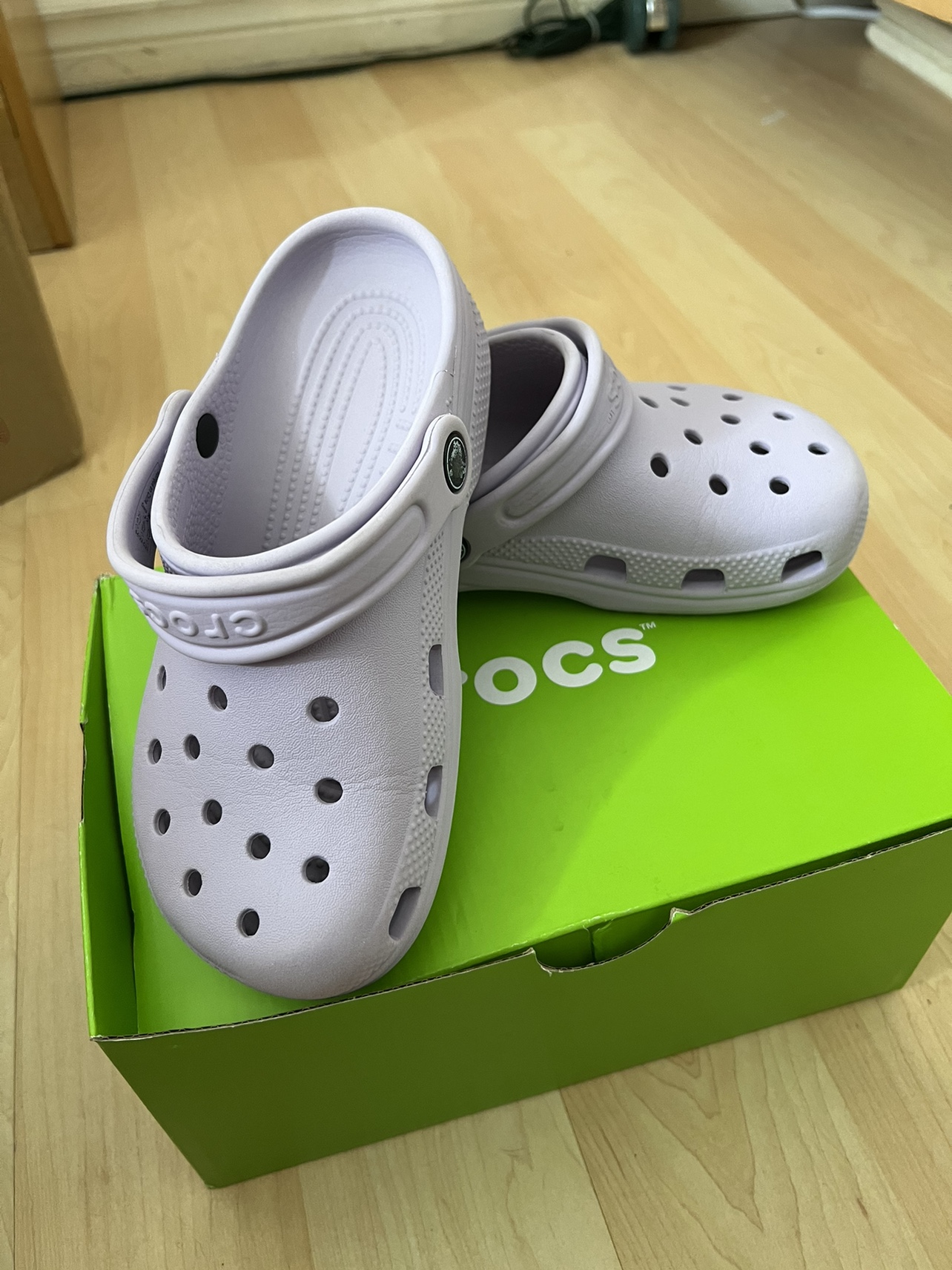 Purple Crocs for kids aged 6-8