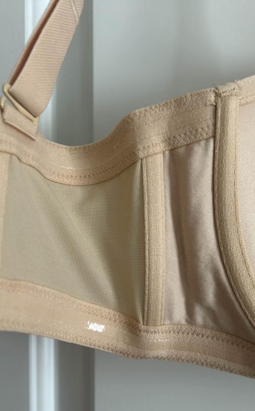 NEW WingsLove 36G Strapless Nude Bra - photo 5
