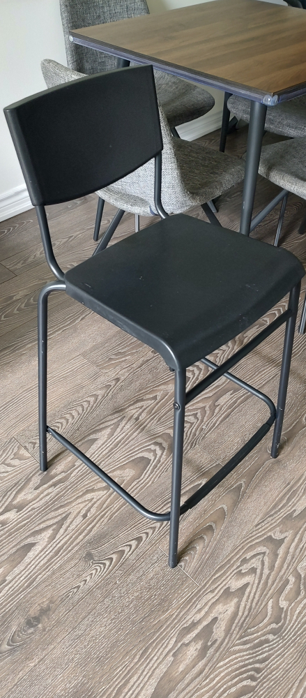Stig Stool black Ikea x 3 image indicator(2)