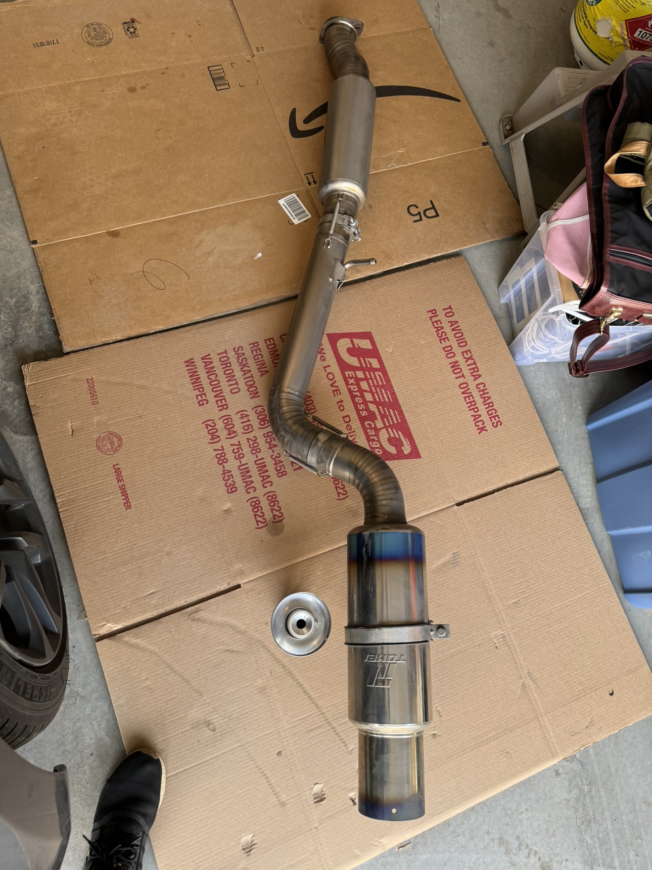 Tomei Expreme Ti titanium exhaust for 370Z - photo 2