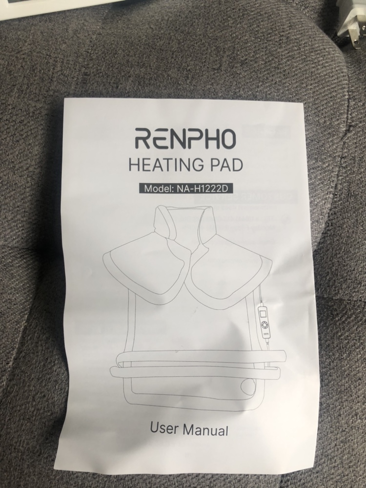 Brand New Blue Heating Pad Machine Washable - photo 4