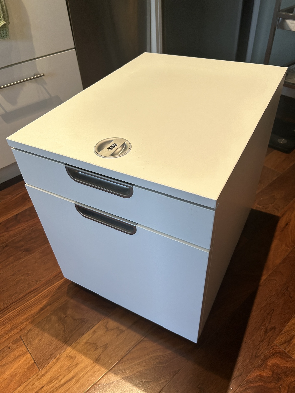 White IKEA GALANT used file storage cabinet