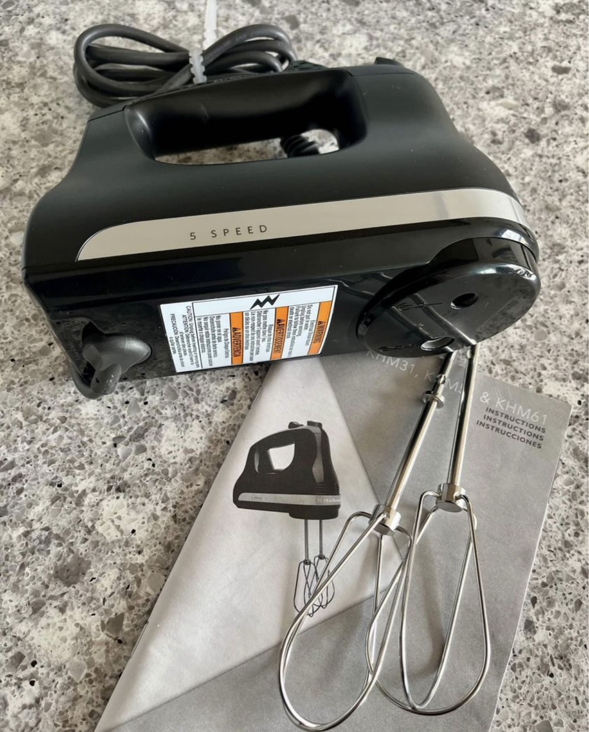 KitchenAid 5 Speed Hand Mixer - photo 3