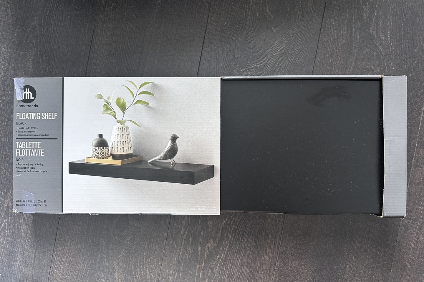 Floating shelf - Black thumbnail