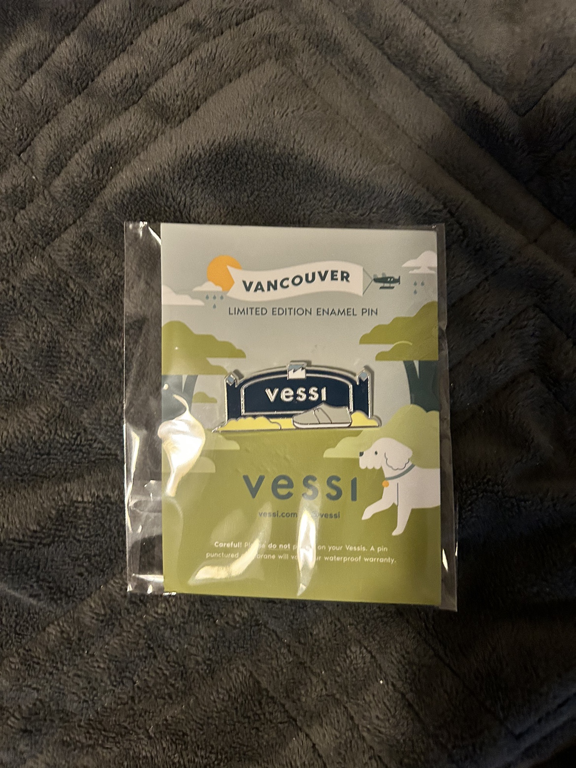 FREE! Vancouver Vessi Limited Edition Pin