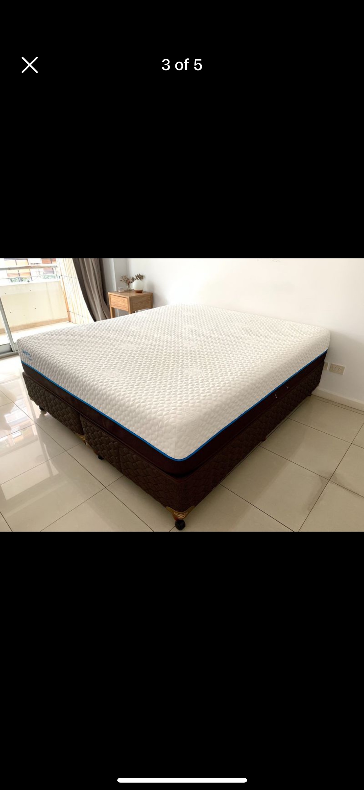 King size bed + matress - photo 3