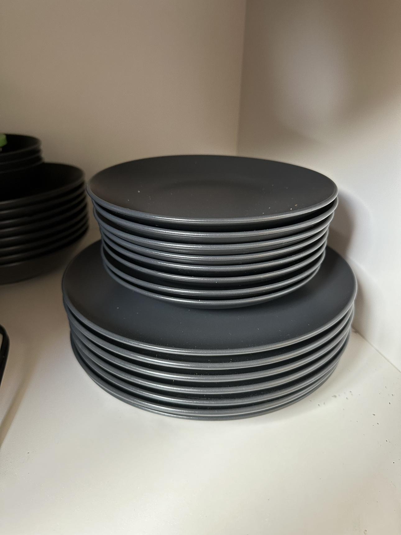 32 Piece Ikea Grey Dining set - photo 2