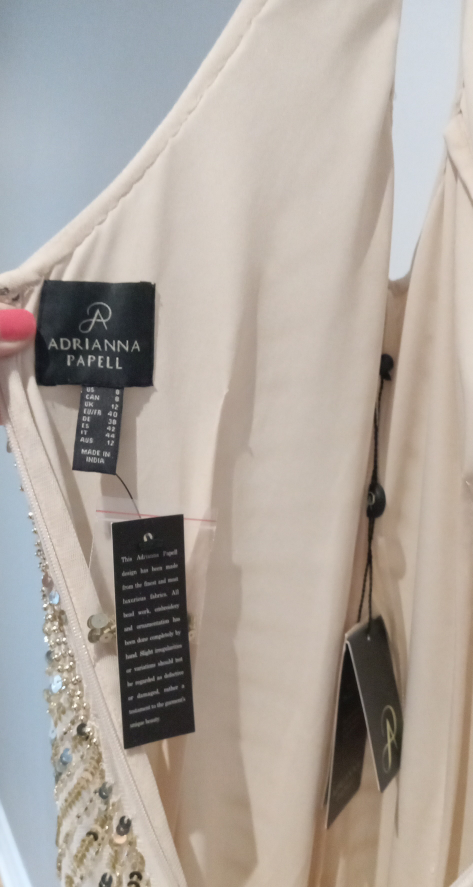 ADIANNA PAPELL sequin dress. Size 8 image indicator(5)