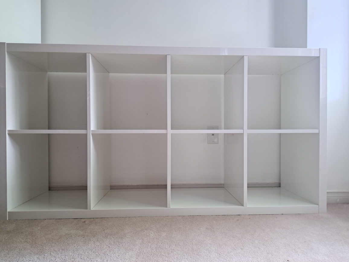 IKEA Shelf unit/ High gloss /White - photo 2