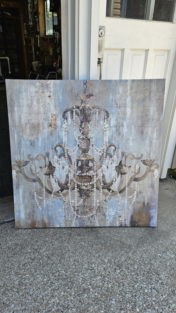 Chandelier Canvas Art