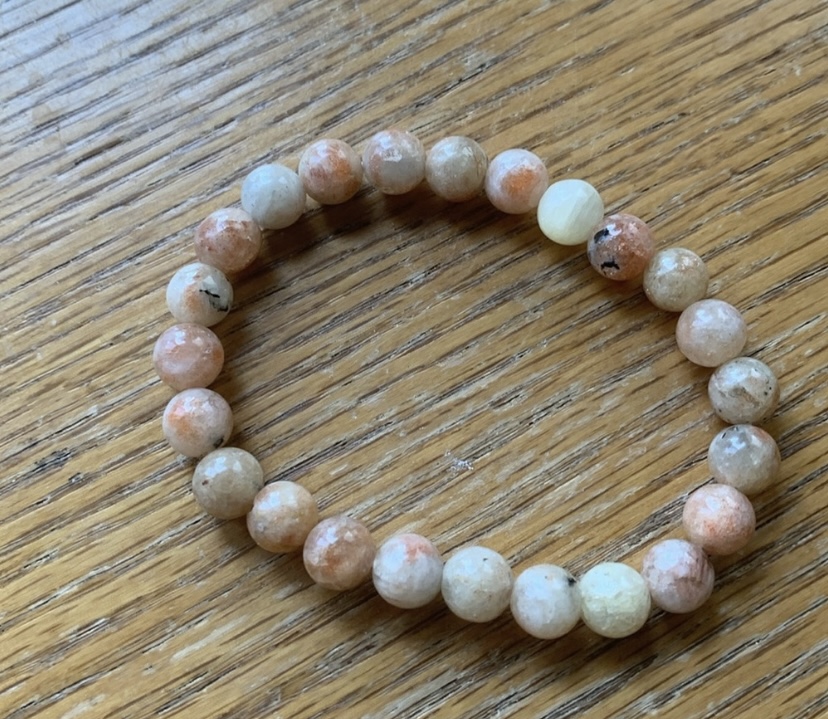 Peach Moonstone Bracelet