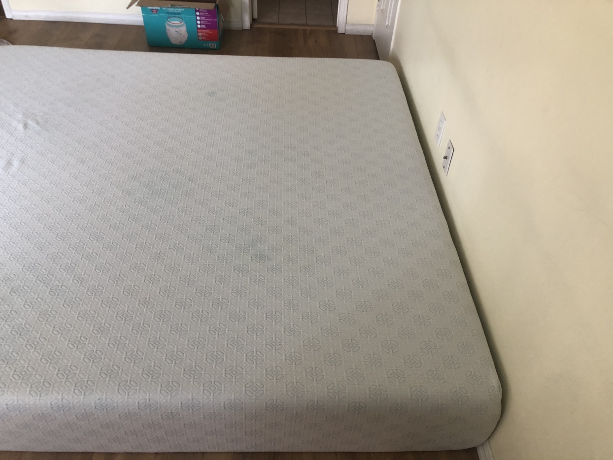 King bed frame mattress