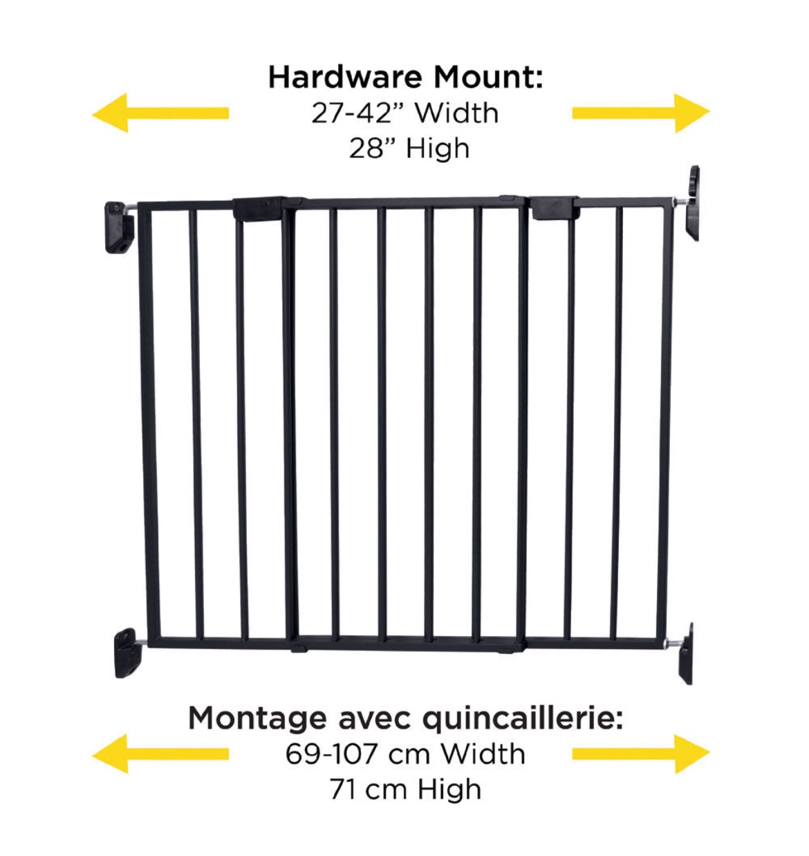 Safety 1st Top of Stairs Metal Gate - photo 3