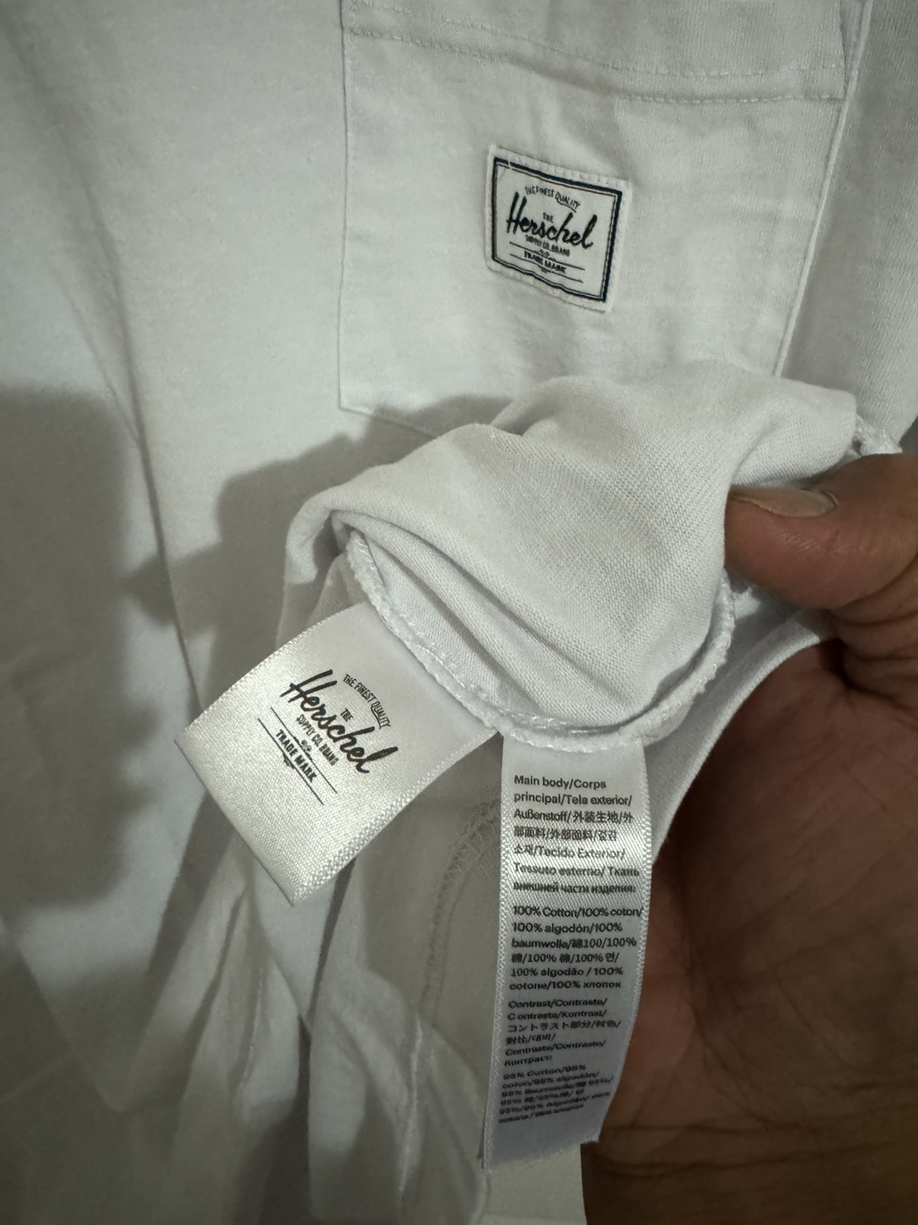 Herschel Supply Co. Pocket Tee White (Large) image indicator(5)