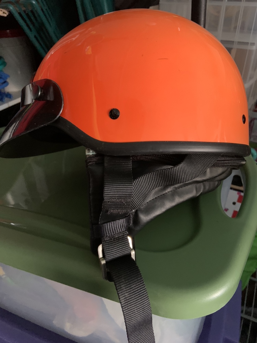Safety Orange HALF HELMET thumbnail