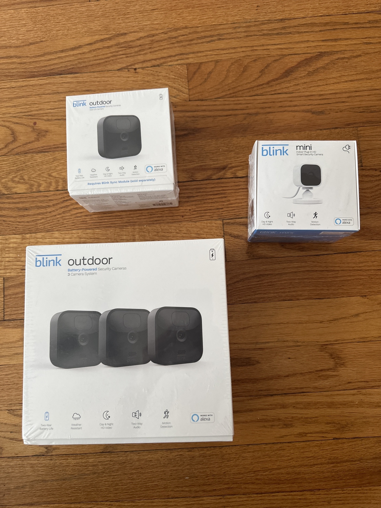 5 Blink Wireless cameras