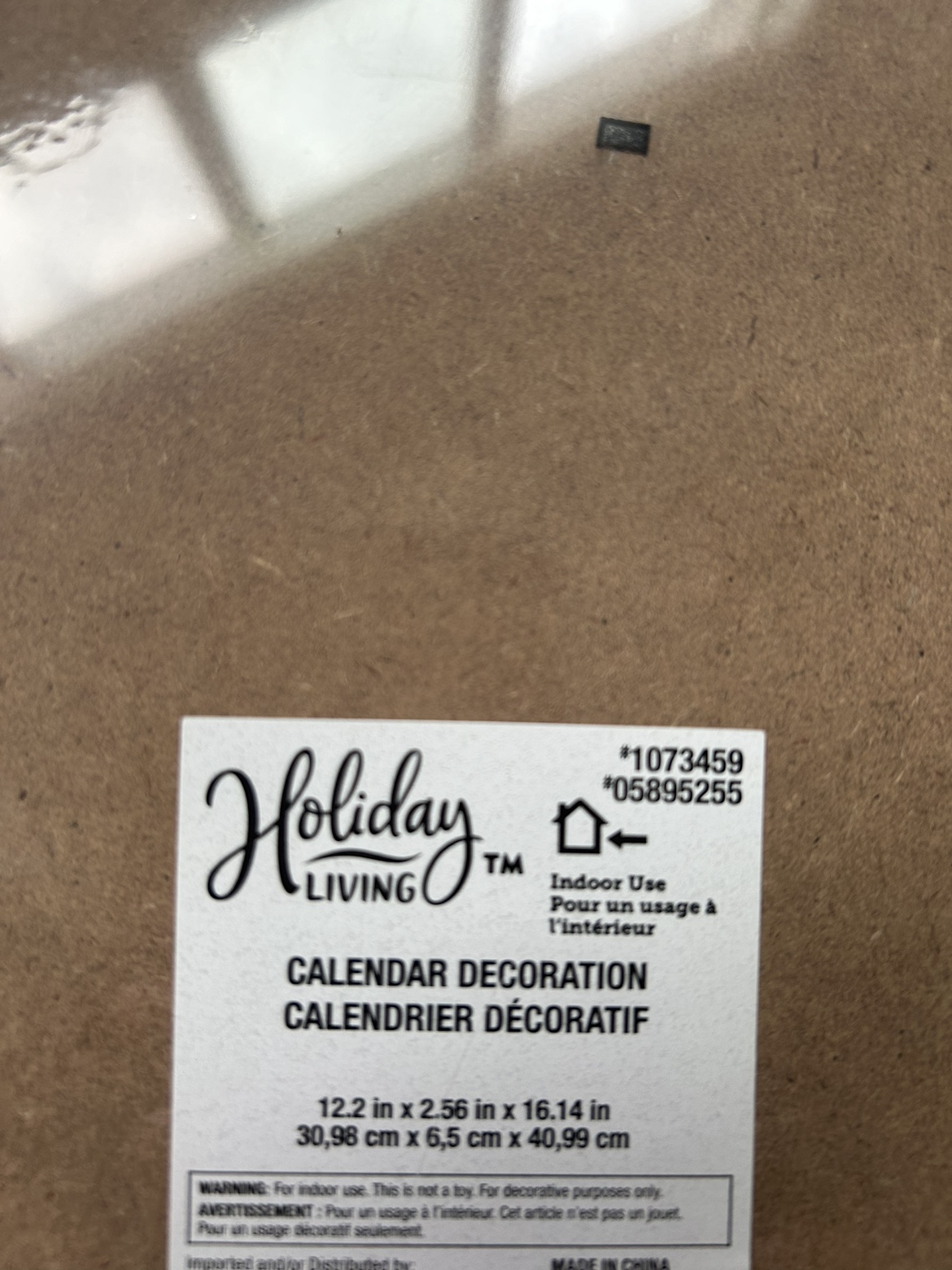 Christmas wooden decorative advent calendar image indicator(4)