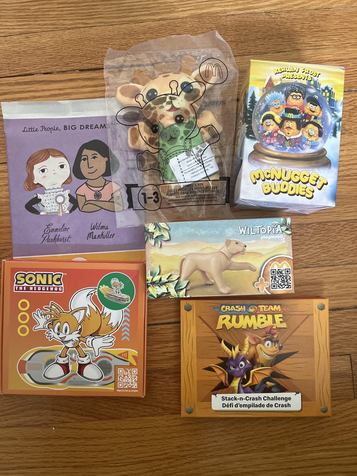 McDonald kids meal toys & book #freecycle