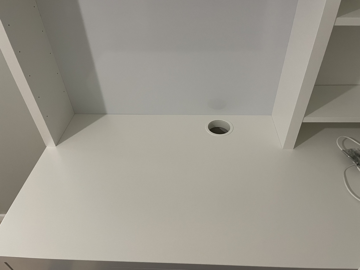 White IKEA Desk Micke + Chair image indicator(10)