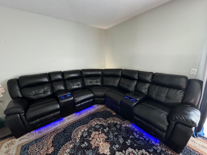 Leather Sectional Couch