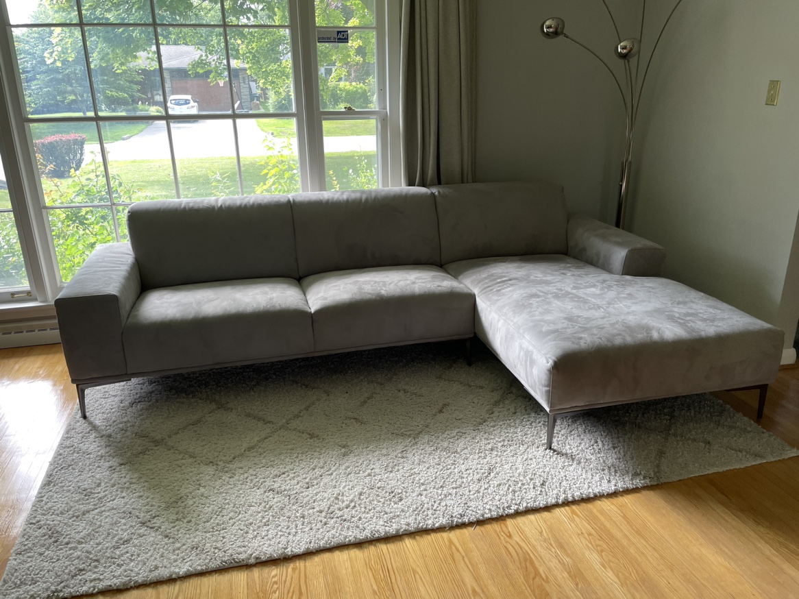 Moving Sale/ Brent Sectional with Wide Track Arms (sofa / couch) - photo 5