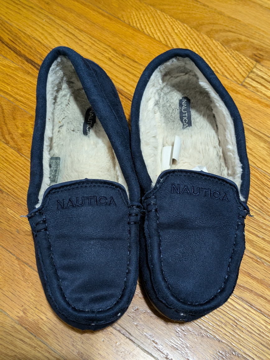#freecycle Blue Slippers