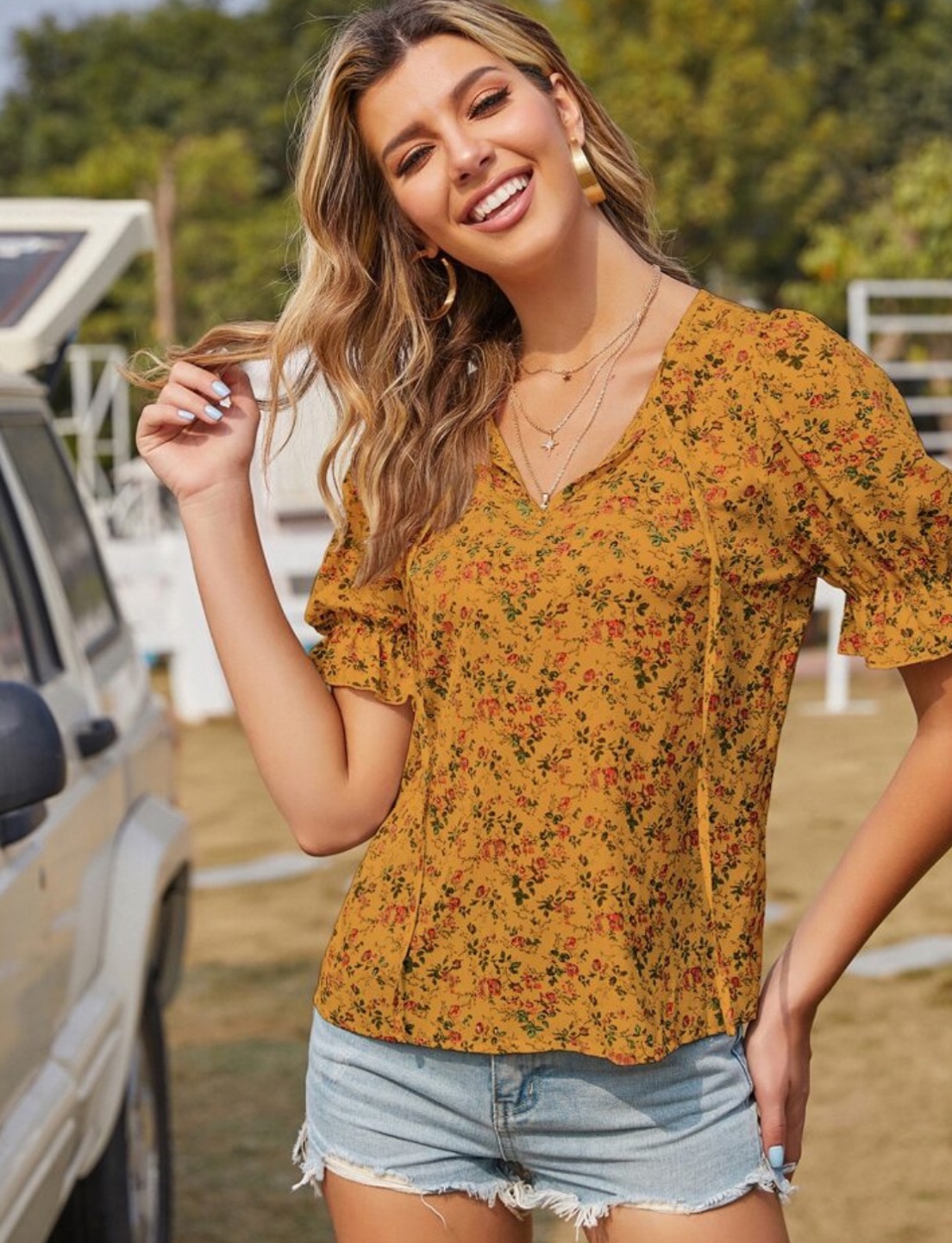 Blouse, Tops
