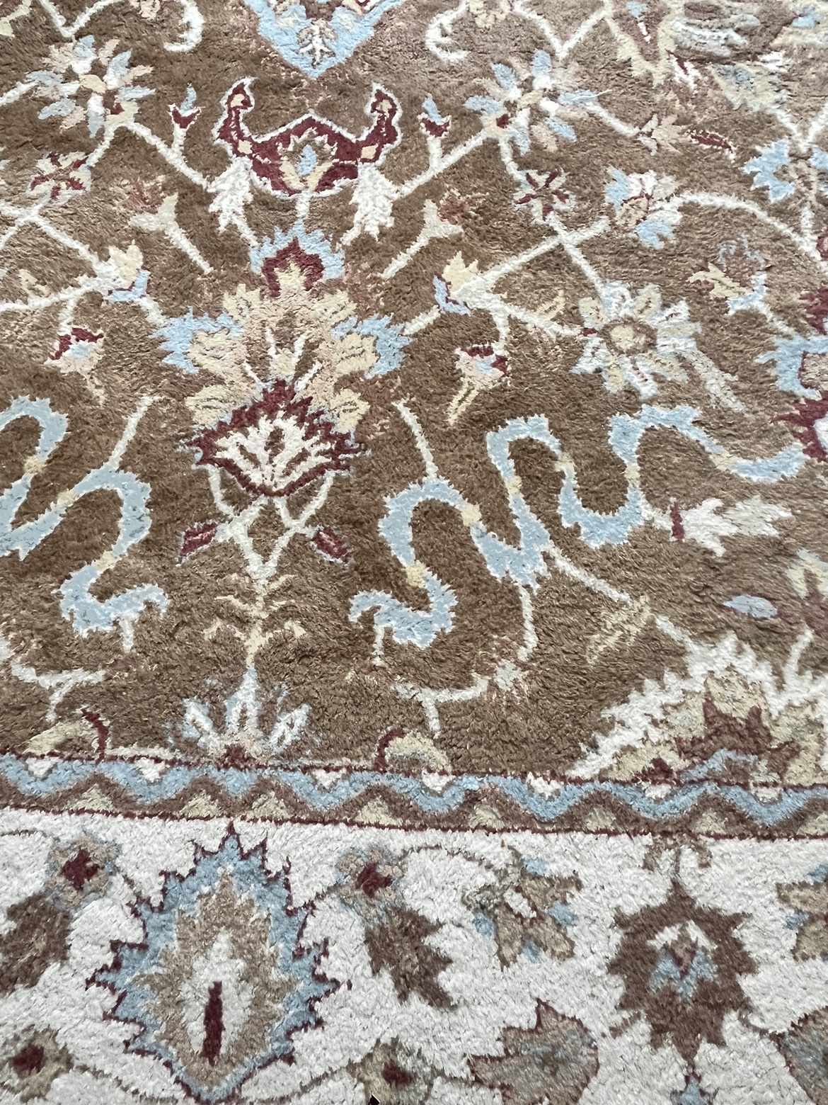 Handmade Wool Pile Carpet: Made in India - photo 4