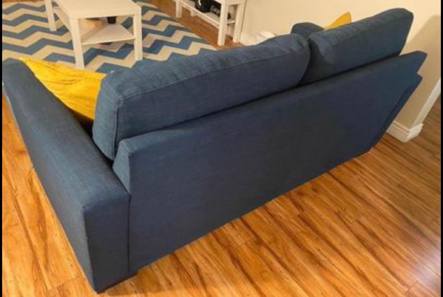 Navy blue sofa - photo 4