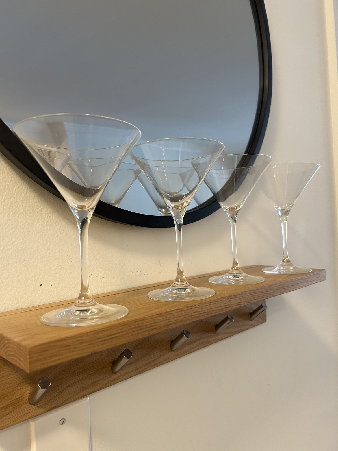 Crate & Barrel Martini Glasses