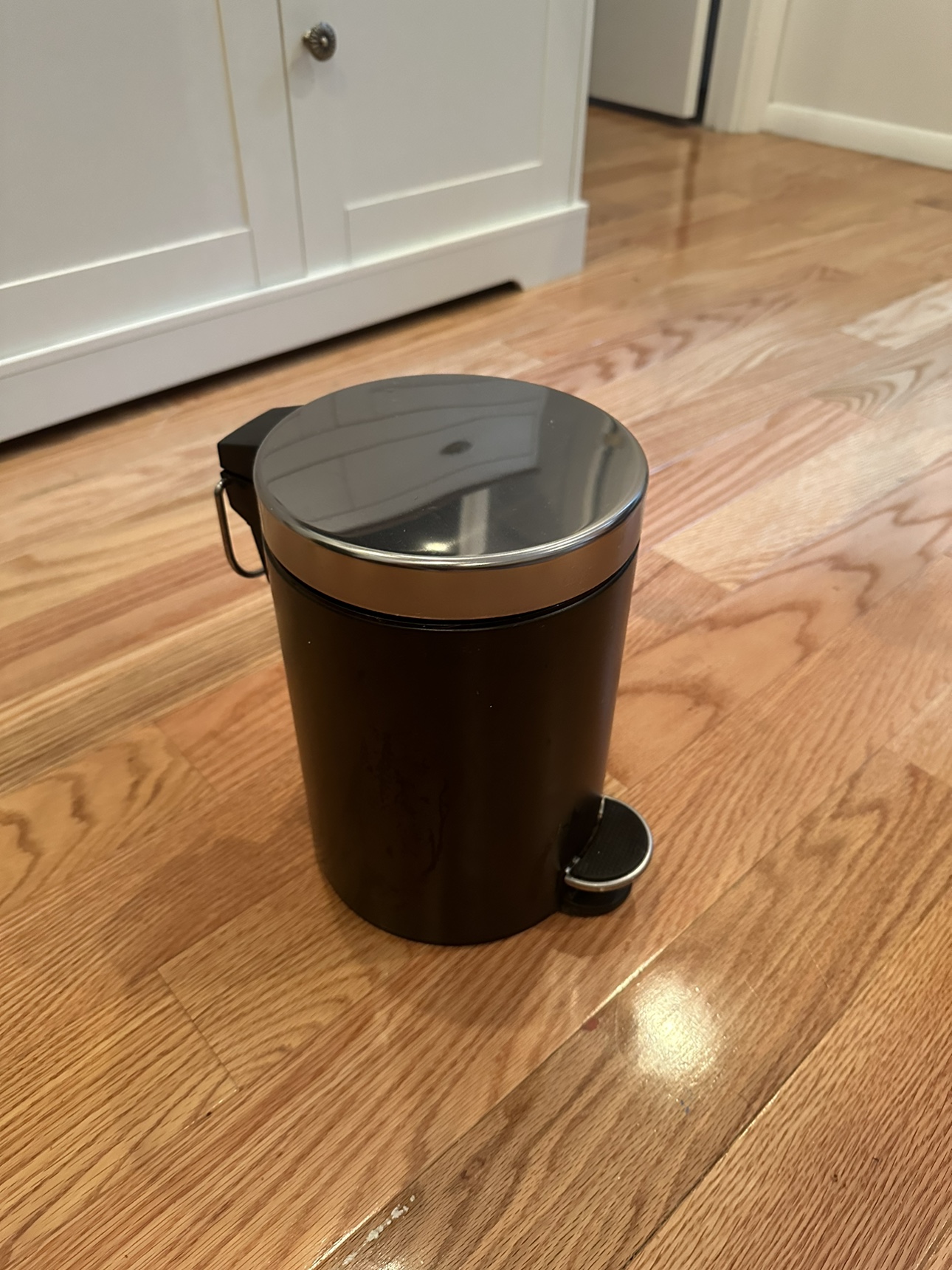 Trash can, dark gray, 1 gallon - photo 3