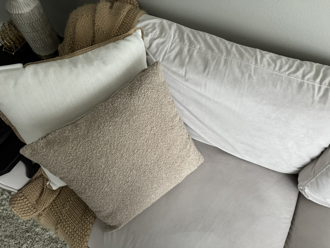 Wayfair Suede couch - photo 5