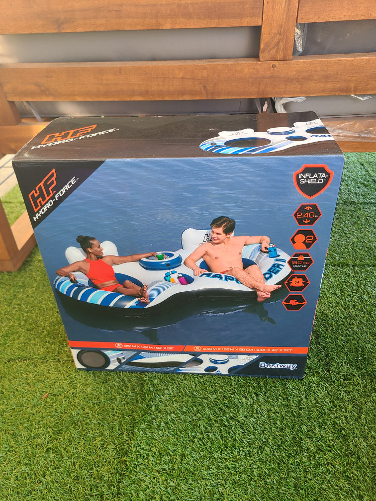 Bestway Rapid Rider River Tube Double Floatie New in Box thumbnail