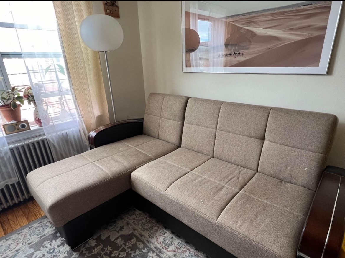 L shape couch - must go today before 11 am - photo 2